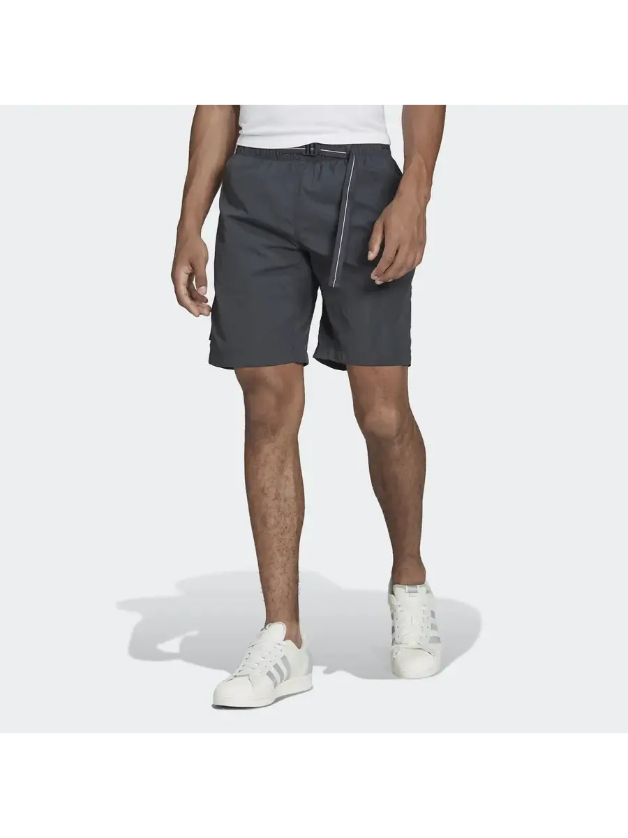 Спортивные шорты adidas originals Adventure Cargo Shorts 'Carbon' — изображение 2 из 4, серый