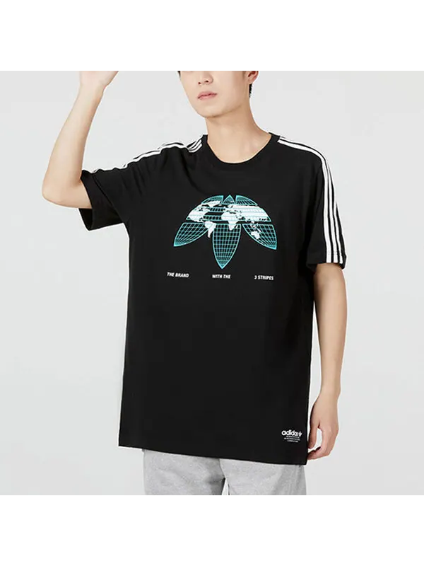 Футболка adidas originals Graphics United T-shirt 'Black' — изображение 3 из 4, черный