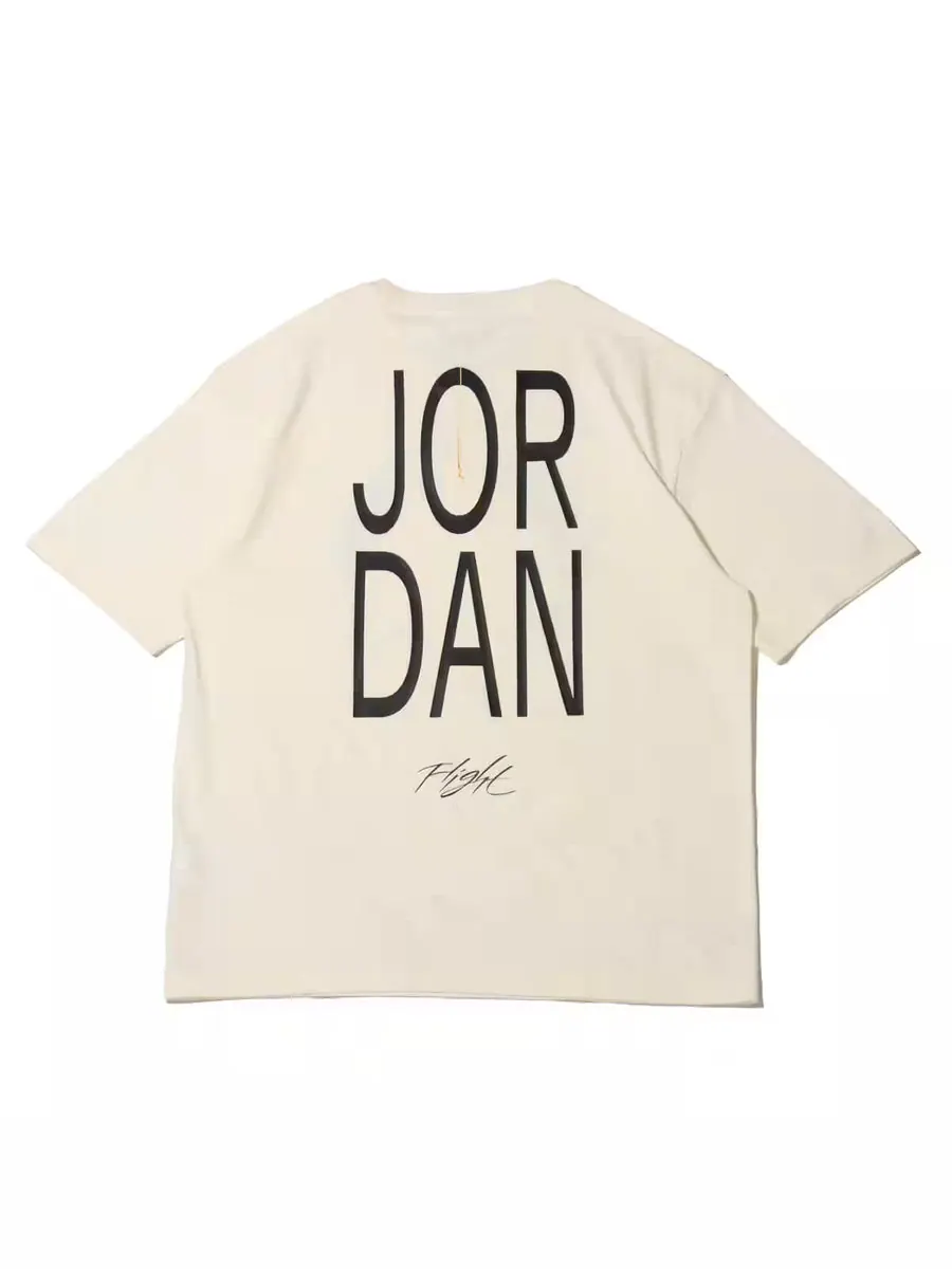 Футболка Air Jordan Artist Series by Darien Birks T-Shirt Asia Sizing 'Sail' — изображение 2 из 2, бежевый