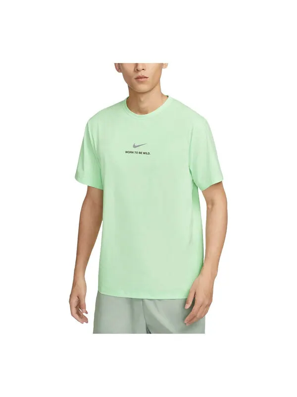 Футболка hyverse dri fit uv футболка азиатские размеры Nike — изображение 1 из 2, зеленый