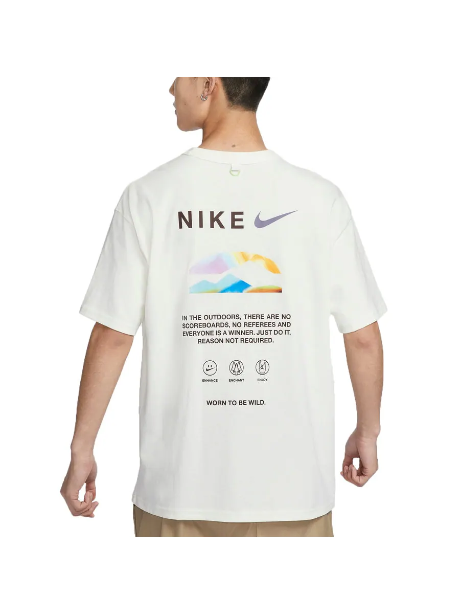 Футболка Nike Sportswear Premium Essentials T-Shirt (Asia Sizing) 'Sail' — изображение 2 из 2, бежевый