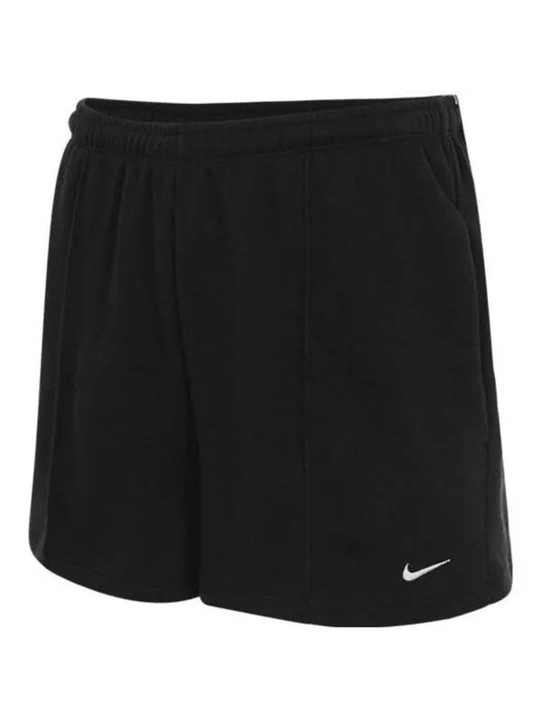Шорты спортивные, со средней посадкой, из французского трикотажа, 4 дюйма Nike — изображение 1 из 3, черный