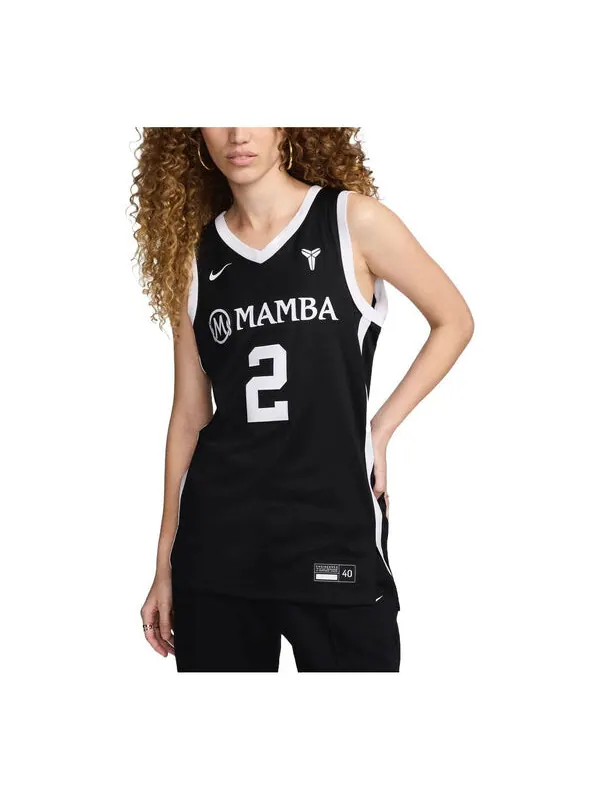 Спортивная футболка gigi bryant mambacita basketball jersey 'black white' Nike — изображение 1 из 2, черный/белый