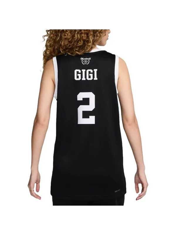 Спортивная футболка gigi bryant mambacita basketball jersey 'black white' Nike — изображение 2 из 2, черный/белый