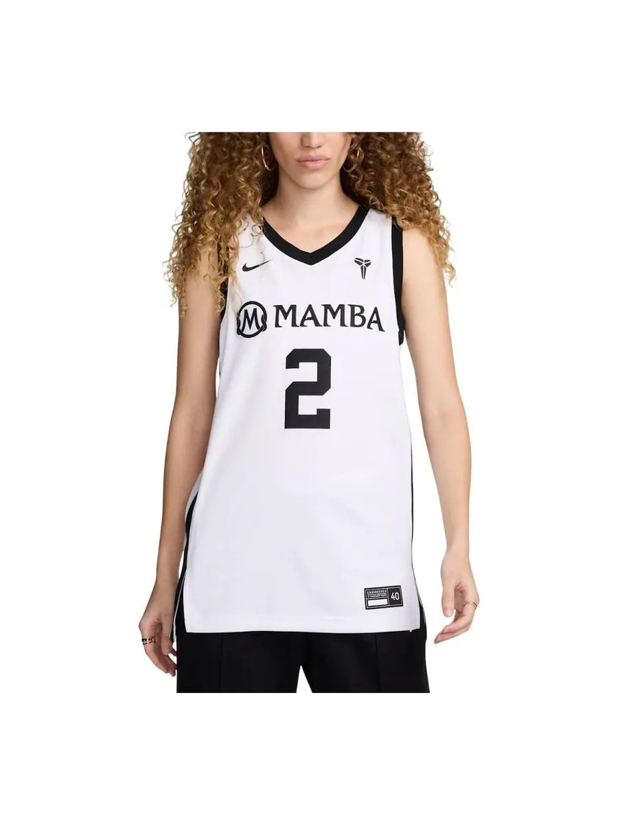 Джерси Nike Gigi Bryant Mambacita Basketball Jersey 'White Black' — изображение 1 из 2, белый