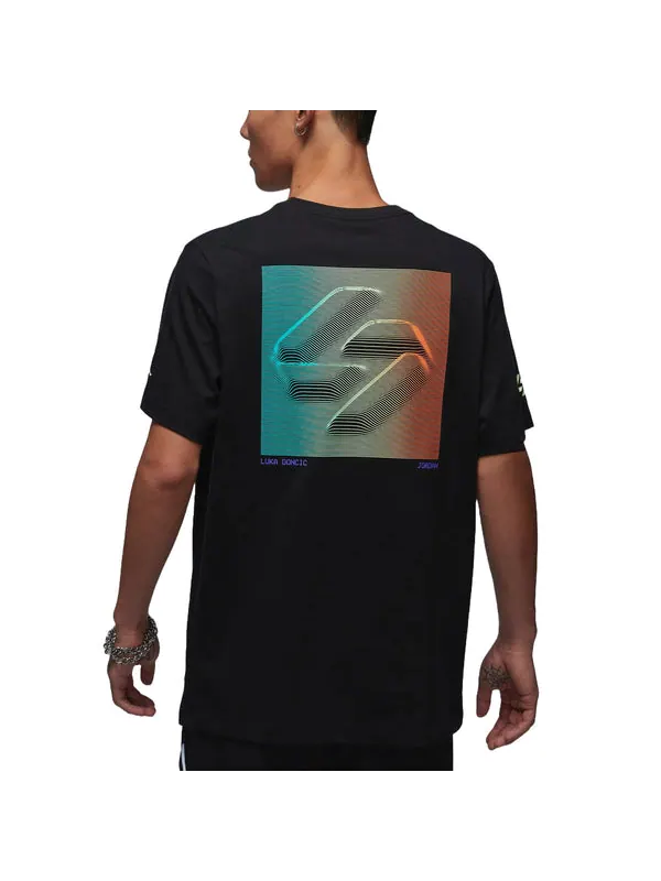 Футболка luka graphic t-shirt asia sizing 'black' Air Jordan — изображение 2 из 2, черный