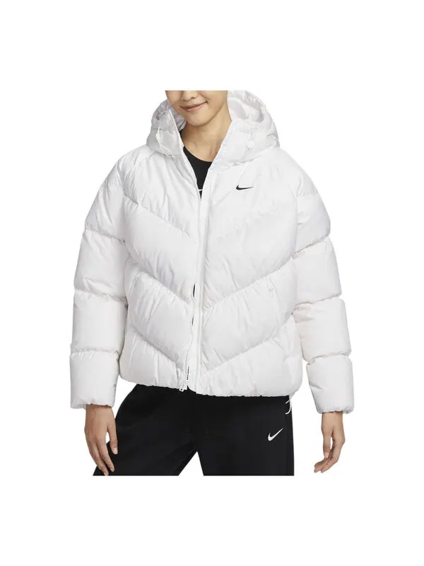 Куртка sportswear storm-fit windpuffer 'white black' Nike — изображение 1 из 3, белый/черный