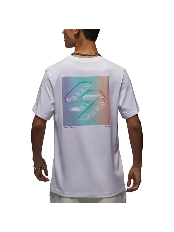 Футболка luka graphic t-shirt asia sizing 'white' Air Jordan — изображение 2 из 2, белый