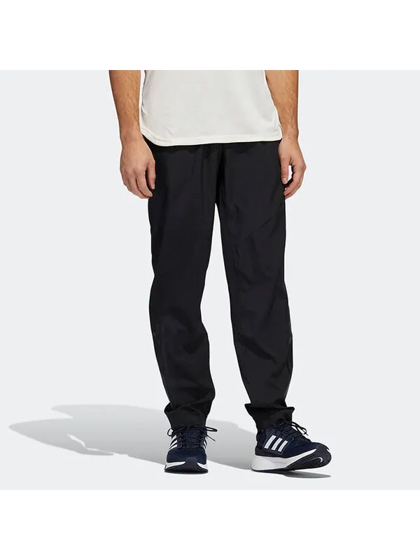 Спортивные штаны Men's adidas Solid Color Stripe Bundle Feet Gym Sports Pants/Trousers/Joggers Black — изображение 2 из 4
