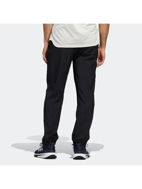 Спортивные штаны Men's adidas Solid Color Stripe Bundle Feet Gym Sports Pants/Trousers/Joggers Black — изображение 3 из 4