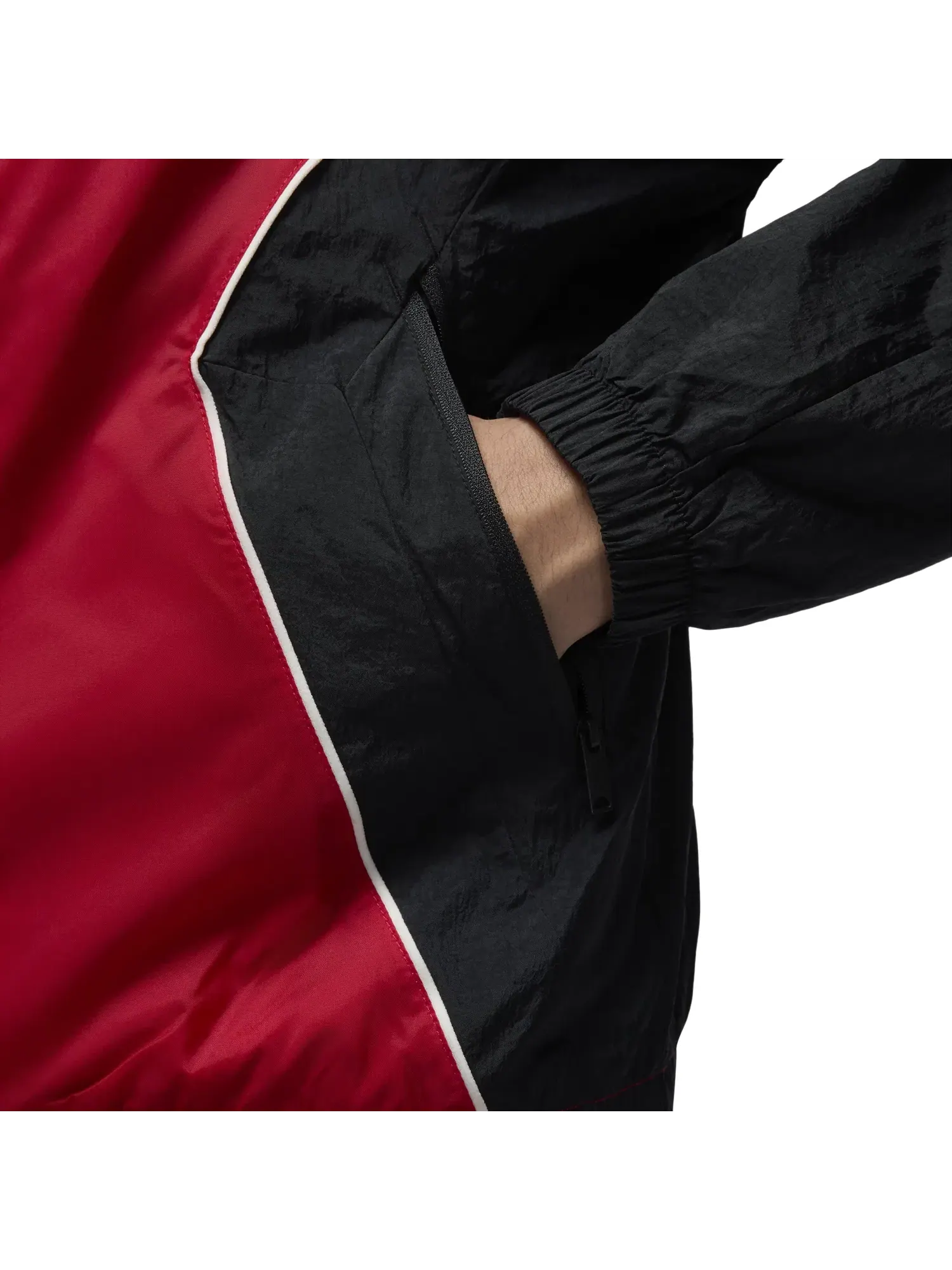 Мужская куртка с принтом Air Jordan Black Red — изображение 5 из 6, красный
