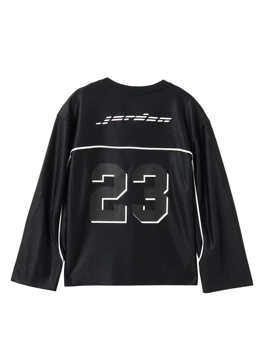 Джерси (WMNS) Air Jordan Long Sleeve Jersey Asia Sizing 'Black' — изображение 2 из 2, черный