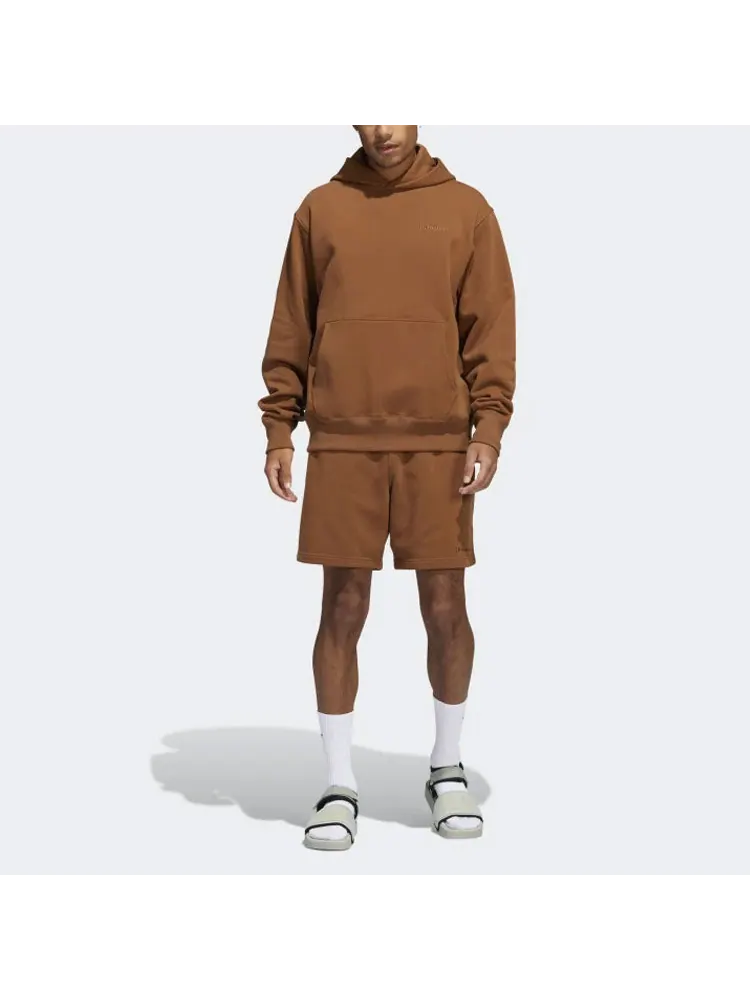 Худи adidas x Pharrell Basic Hoodie 'Brown' — изображение 3 из 4, коричневый