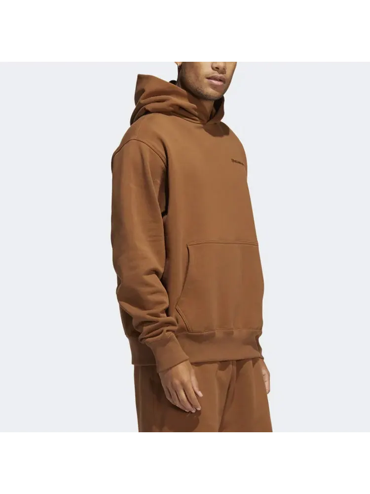 Худи adidas x Pharrell Basic Hoodie 'Brown' — изображение 4 из 4, коричневый