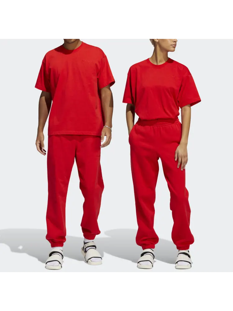Спортивные брюки adidas x Pharrell Basic Sports Sweatpants 'Brown' — изображение 3 из 6, красный
