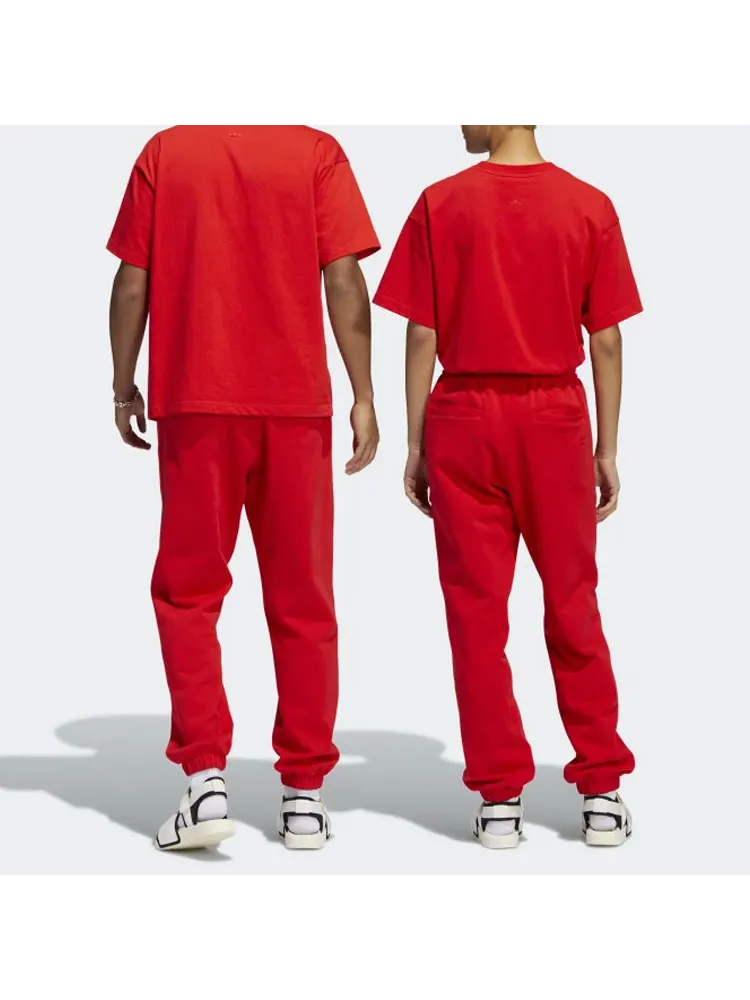 Спортивные брюки adidas x Pharrell Basic Sports Sweatpants 'Brown' — изображение 4 из 6, красный