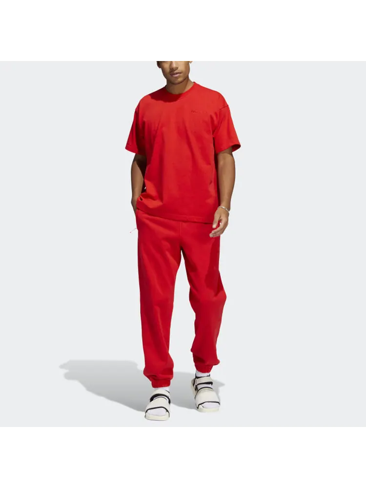 Спортивные брюки adidas x Pharrell Basic Sports Sweatpants 'Brown' — изображение 5 из 6, красный