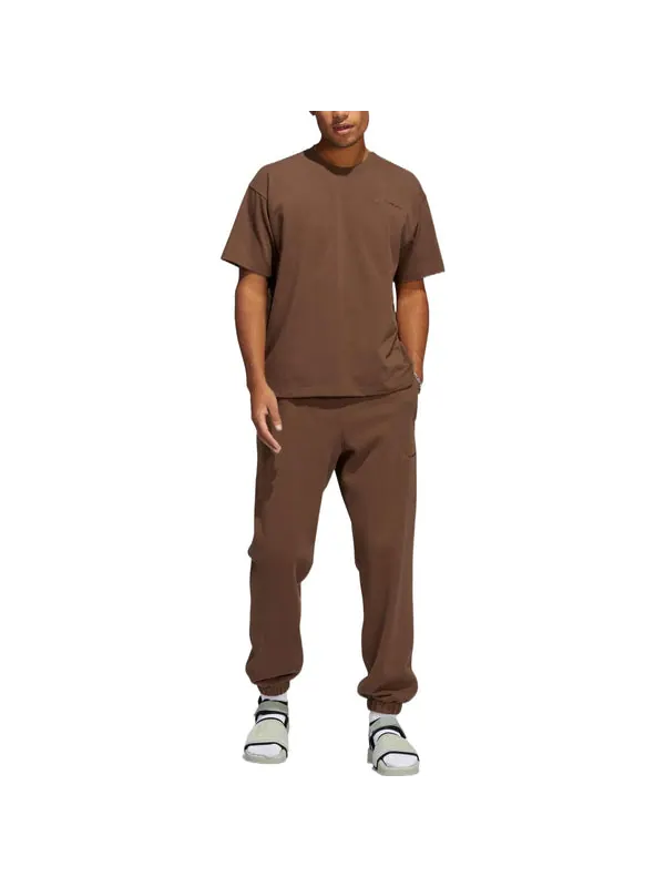 Брюки x pharrell humanrace small logo sweatpants 'brown' Adidas — изображение 3 из 4, мульти