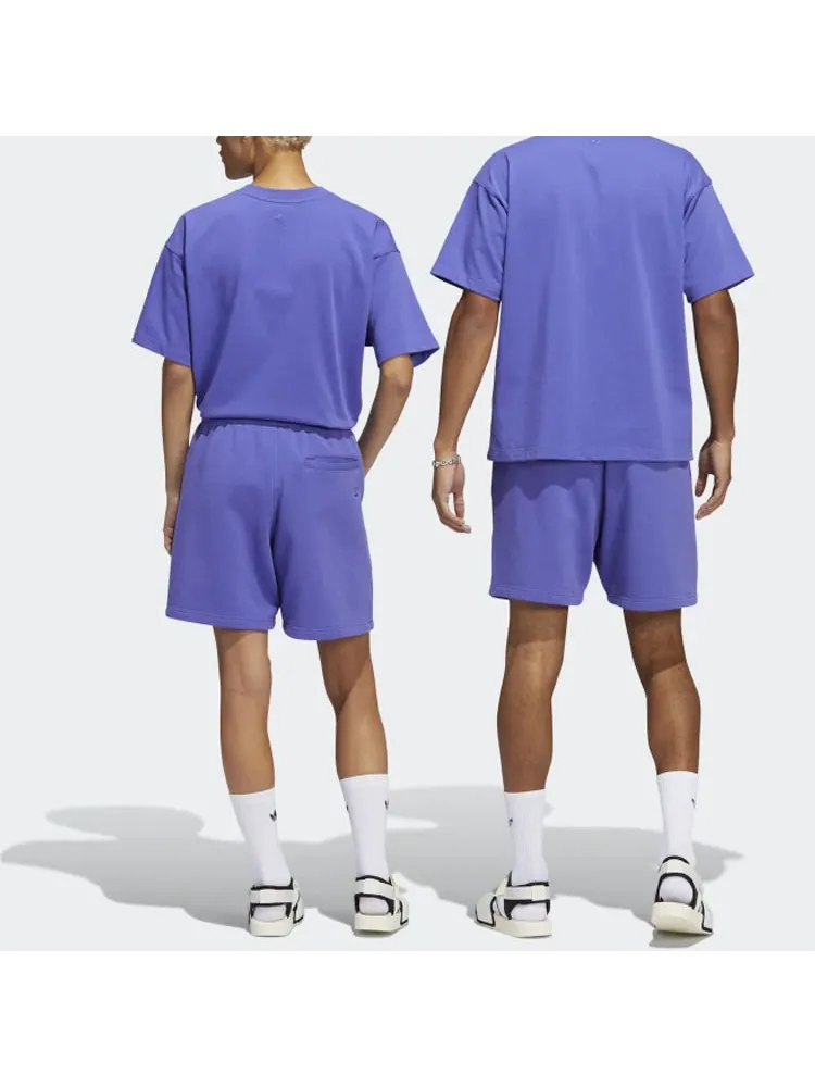 Спортивные шорты adidas x Pharrell Basic Sports Shorts 'Purple' — изображение 4 из 6, фиолетовый
