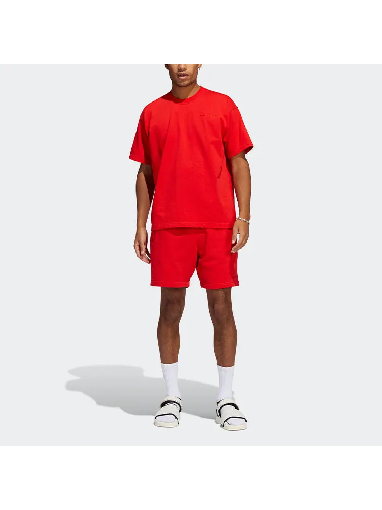 Спортивные шорты adidas x Pharrell Basic Sports Shorts 'Red' — изображение 3 из 6, красный