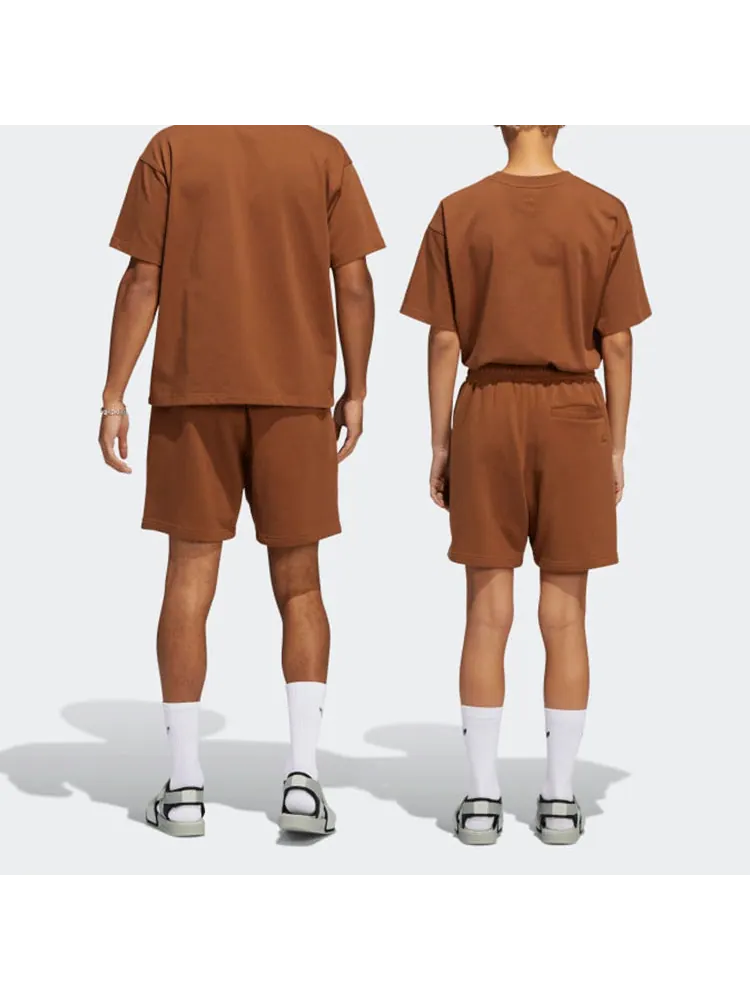 Спортивные шорты adidas x Pharrell Basic Sports Shorts 'Brown' — изображение 3 из 4, коричневый