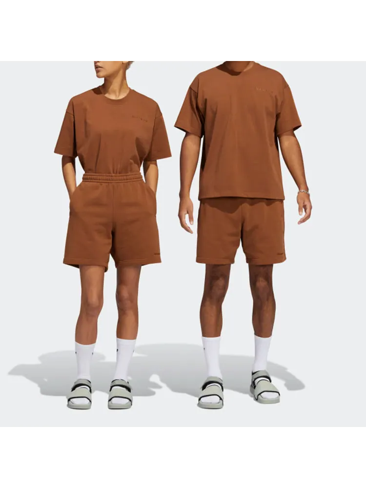 Спортивные шорты adidas x Pharrell Basic Sports Shorts 'Brown' — изображение 4 из 4, коричневый