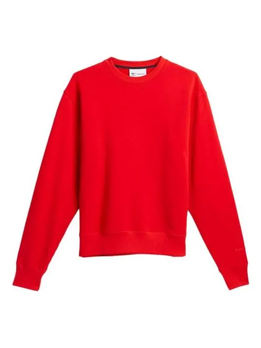 Худи adidas x Pharrell Basic Sports Sweatshirt 'Red' — изображение 1 из 6, красный