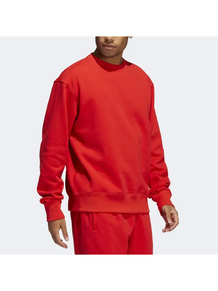 Худи adidas x Pharrell Basic Sports Sweatshirt 'Red' — изображение 4 из 6, красный
