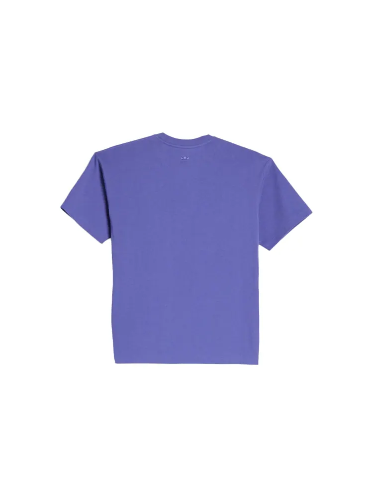 Футболка adidas x Pharrell Basic Sports T-Shirt 'Purple' — изображение 2 из 6, фиолетовый