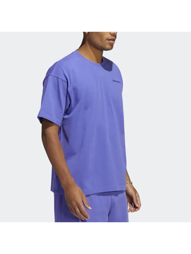 Футболка adidas x Pharrell Basic Sports T-Shirt 'Purple' — изображение 6 из 6, фиолетовый