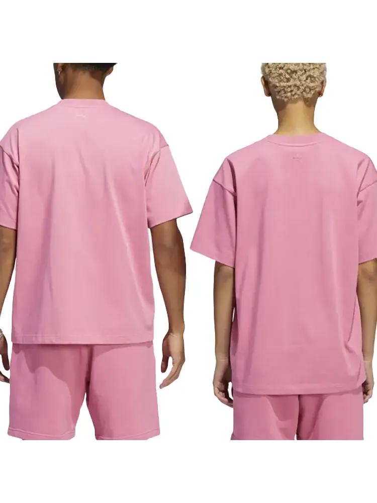Футболка adidas x Pharrell Basic Sports T-Shirt 'Pink' — изображение 6 из 6, розовый