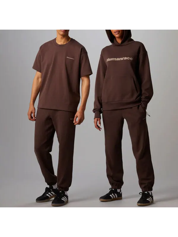Брюки x pharrell humanrace small logo sweatpants 'brown' Adidas — изображение 3 из 4, мульти