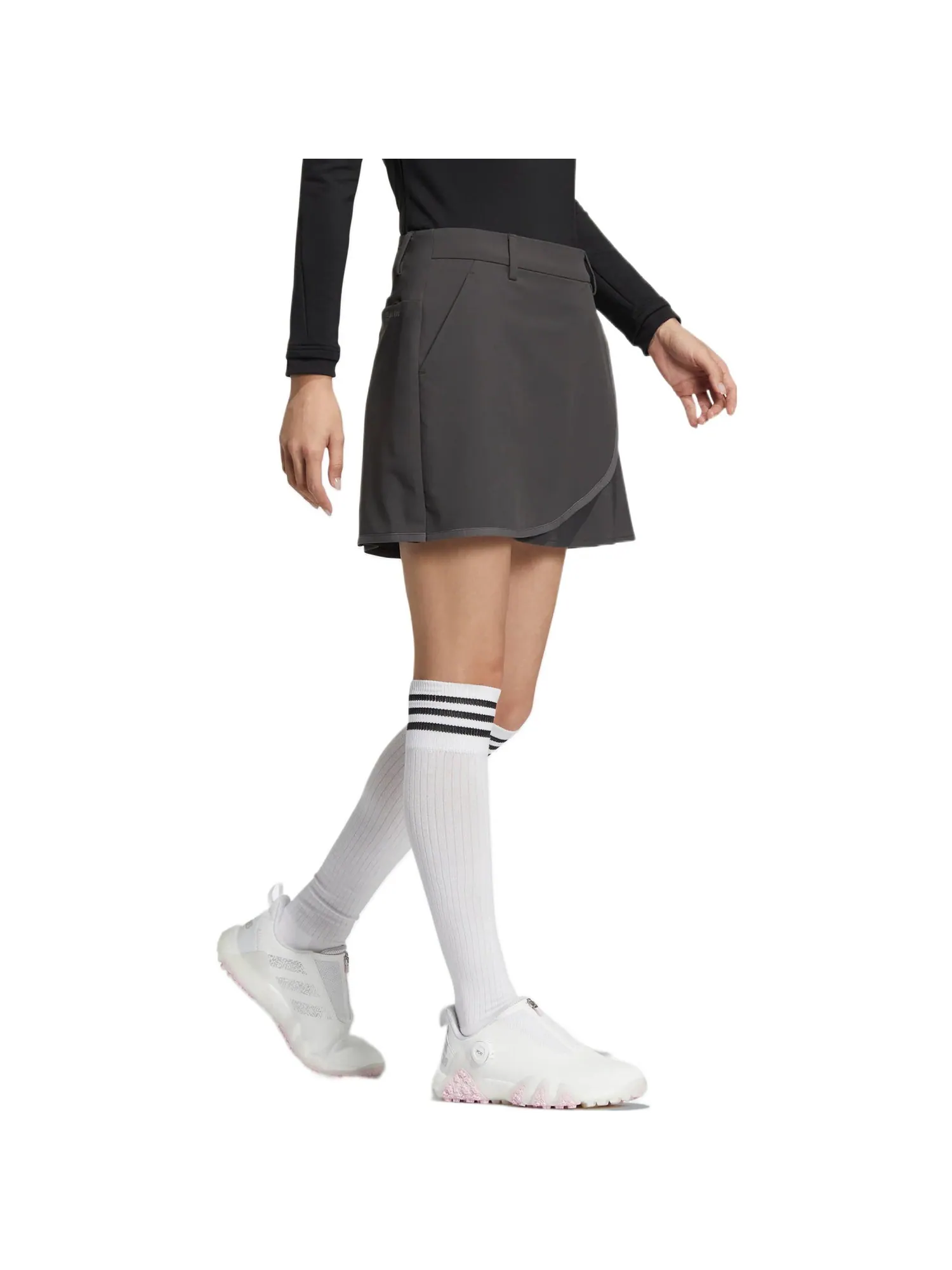 Юбка (WMNS) adidas WIND.RDY Stretch Flared Skirt 'Black' HG1735 — изображение 4 из 4, черный