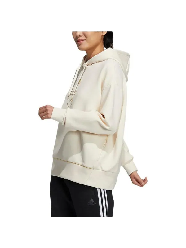 Толстовка с капюшоном с логотипом adi Adidas — изображение 2 из 2, белый