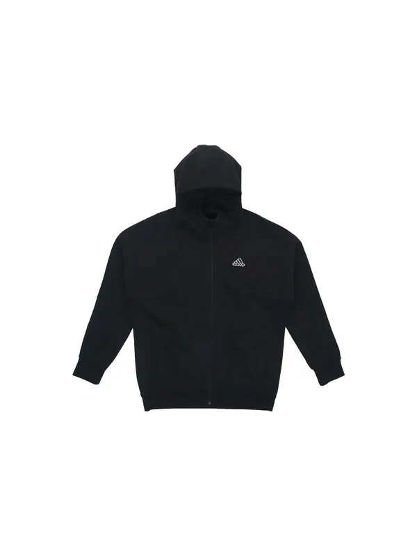 Куртка adidas Splicing hooded Zipper Jacket Black — изображение 2 из 4, мульти