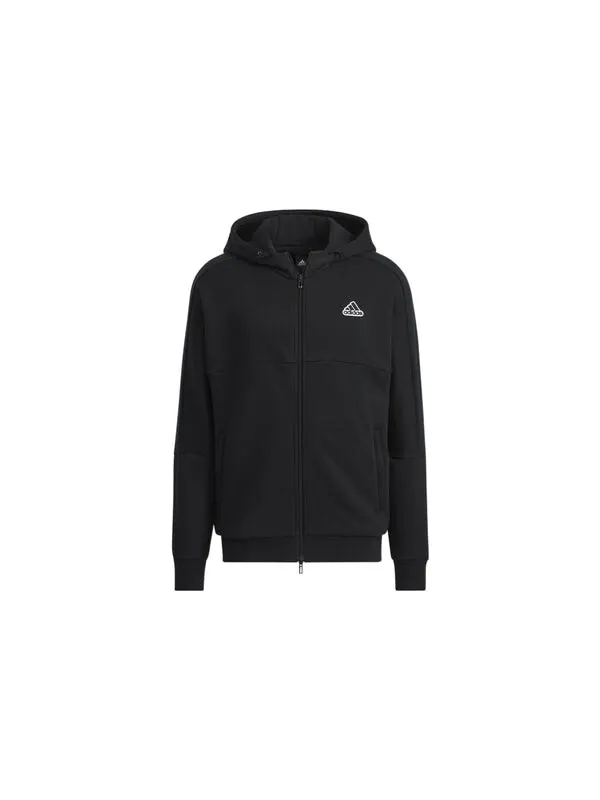 Куртка adidas Splicing hooded Zipper Jacket Black — изображение 3 из 4, мульти