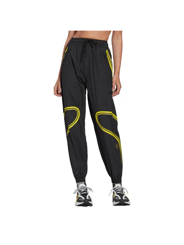 Штаны stella mccartney truepace плетеные штаны Adidas — изображение 2 из 3, черный/зеленый