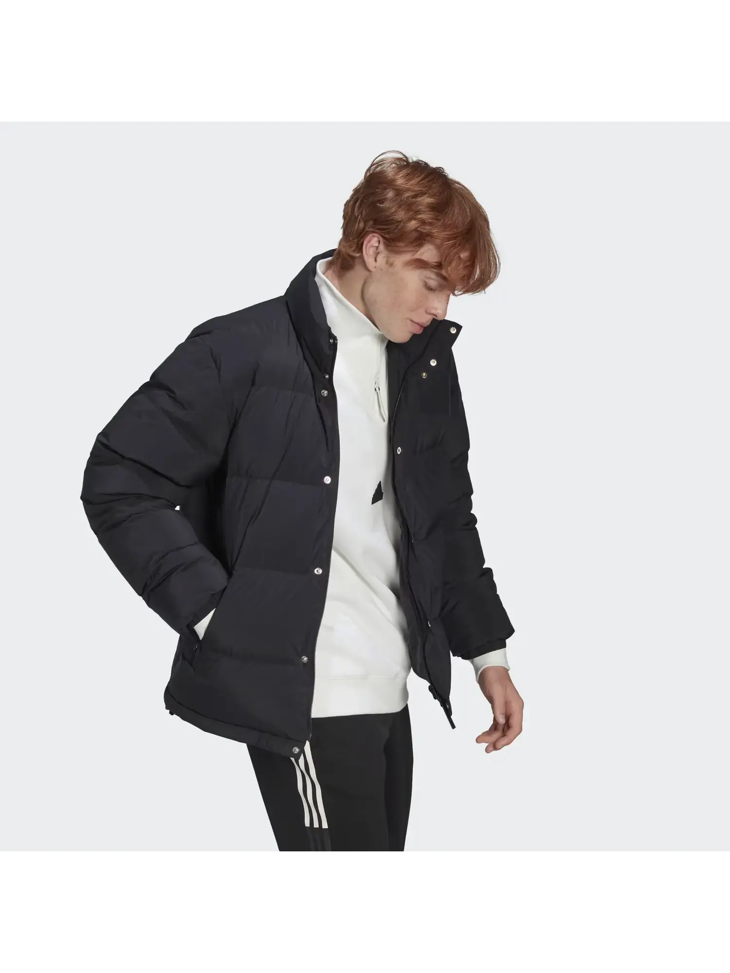 Куртка Adidas Puffer — изображение 5 из 6, черный