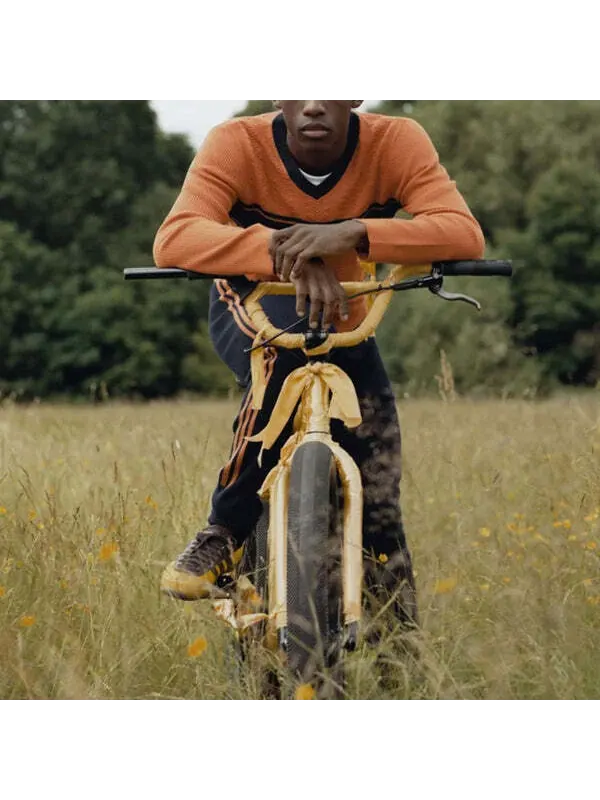 Футболка x wales bonner футболка с длинными рукавами Adidas — изображение 3 из 3, оранжевый