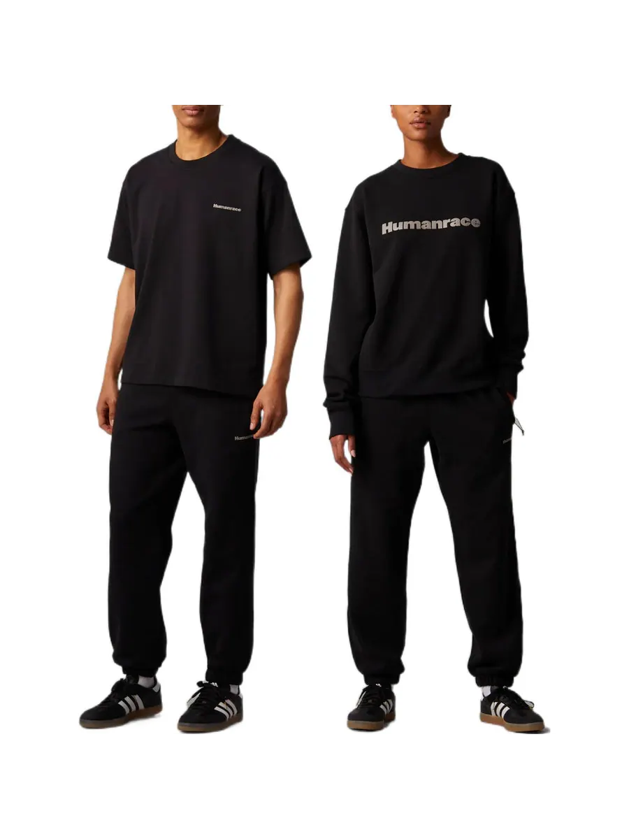 Спортивные брюки adidas x Pharrell Humanrace Small Logo Sweatpants 'Black' — изображение 7 из 8, черный