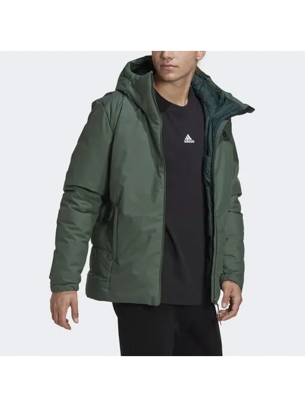 Куртка пуховик traveer cold.rdy Adidas — изображение 4 из 4, зеленый