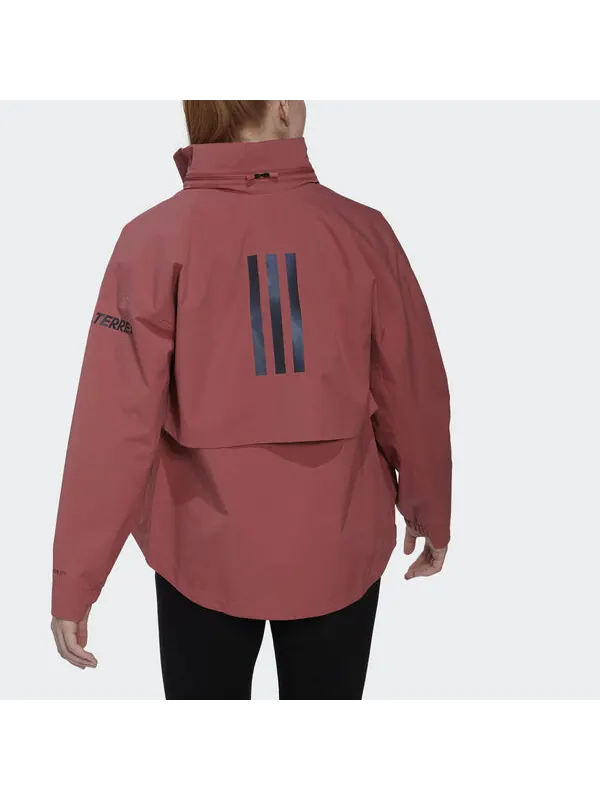 Куртка terrex jackets 'burgundy' Adidas — изображение 3 из 3, бордовый