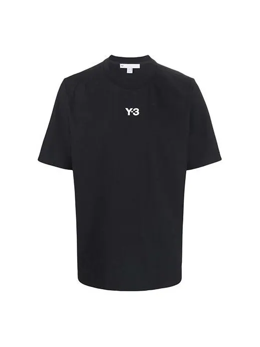 Футболка y 3ch1 футболка с коротким рукавом и логотипом по центру спереди Adidas — изображение 1 из 4, черный