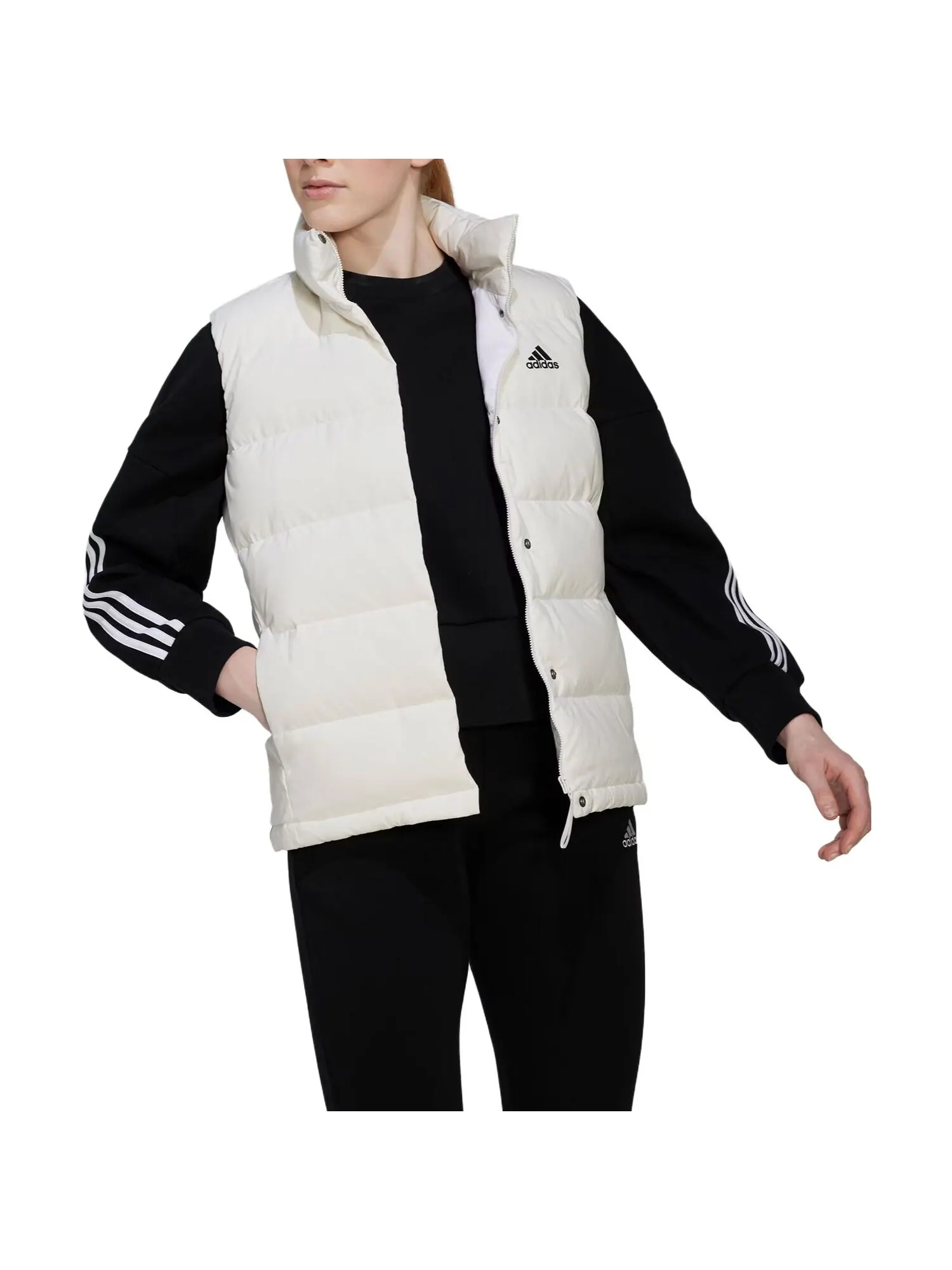 Утепленный жилет adidas Helionic Down — изображение 5 из 6, белый
