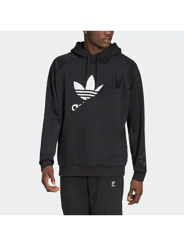 Толстовка Men's adidas originals Bld Ft Hoody Hl Casual Printing Hooded Long Sleeves Black — изображение 2 из 4, мульти