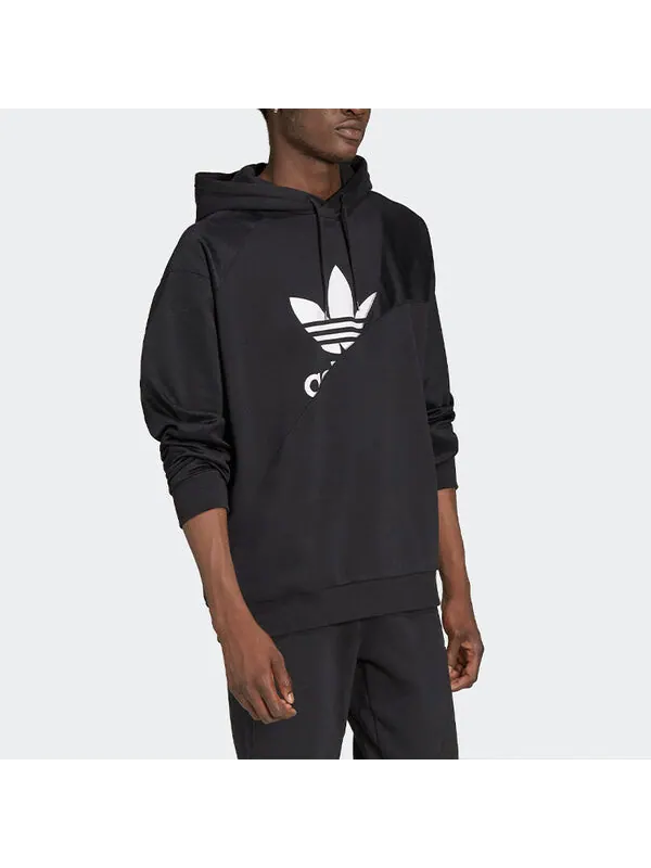 Толстовка Men's adidas originals Bld Ft Hoody Hl Casual Printing Hooded Long Sleeves Black — изображение 4 из 4, мульти