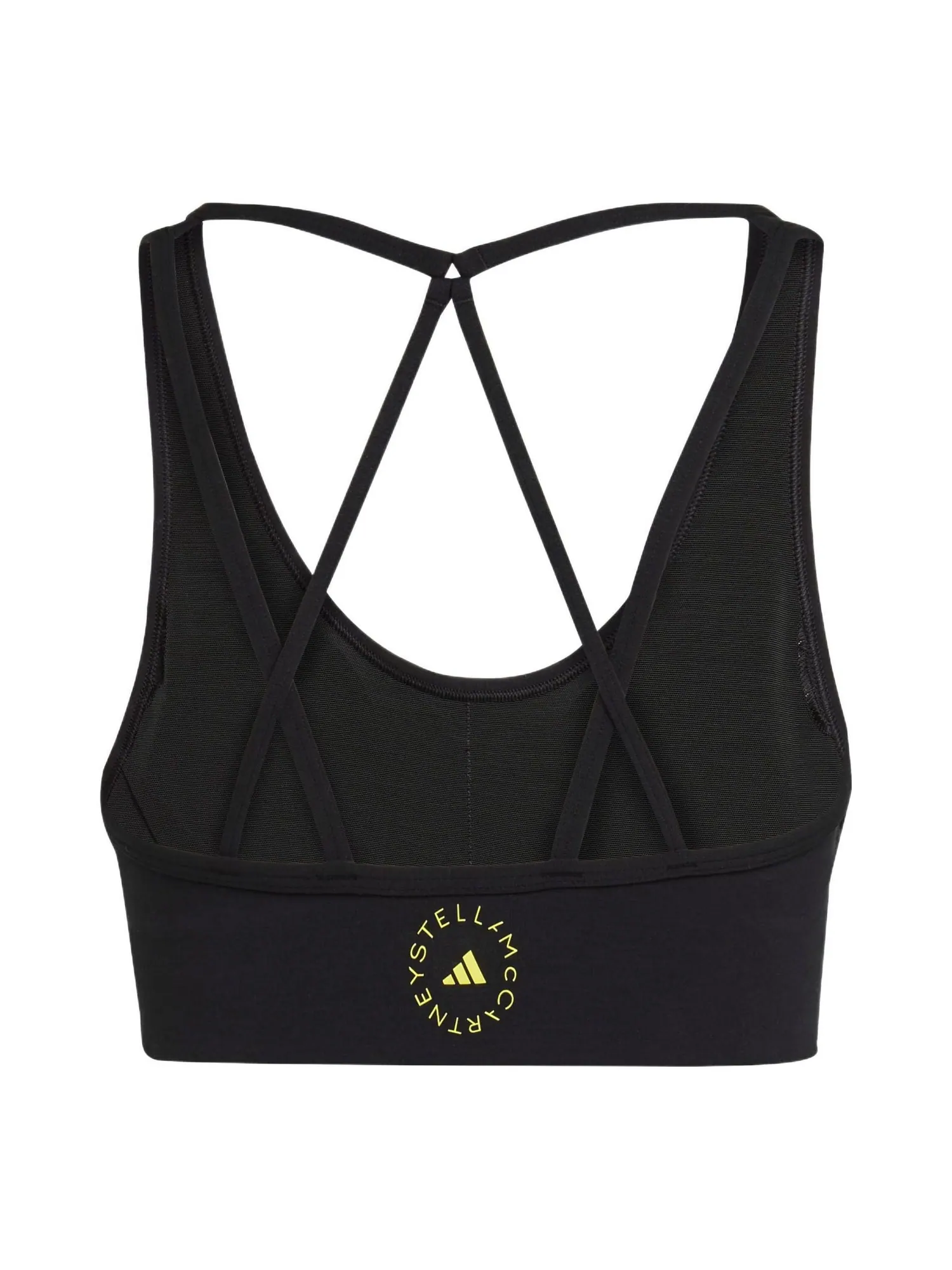 Бюстгальтер (WMNS) adidas By Stella Mccartney Truestrength Medium-Support Bra 'Black' — изображение 2 из 3, черный