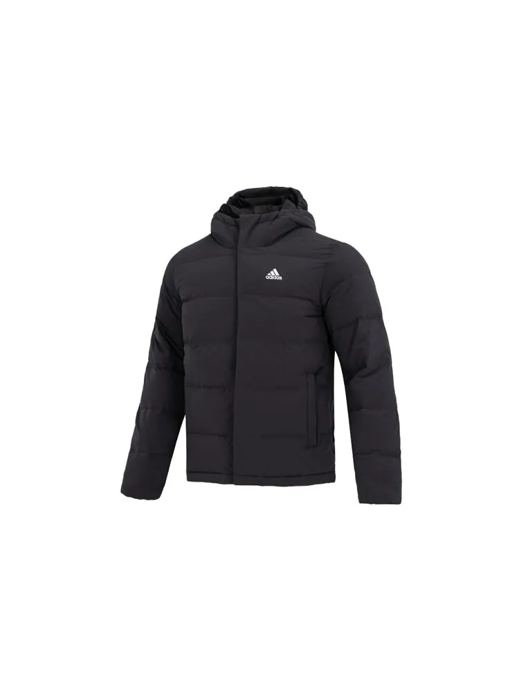 Пуховик Adidas Helionic Hooded Down — изображение 1 из 2, черный