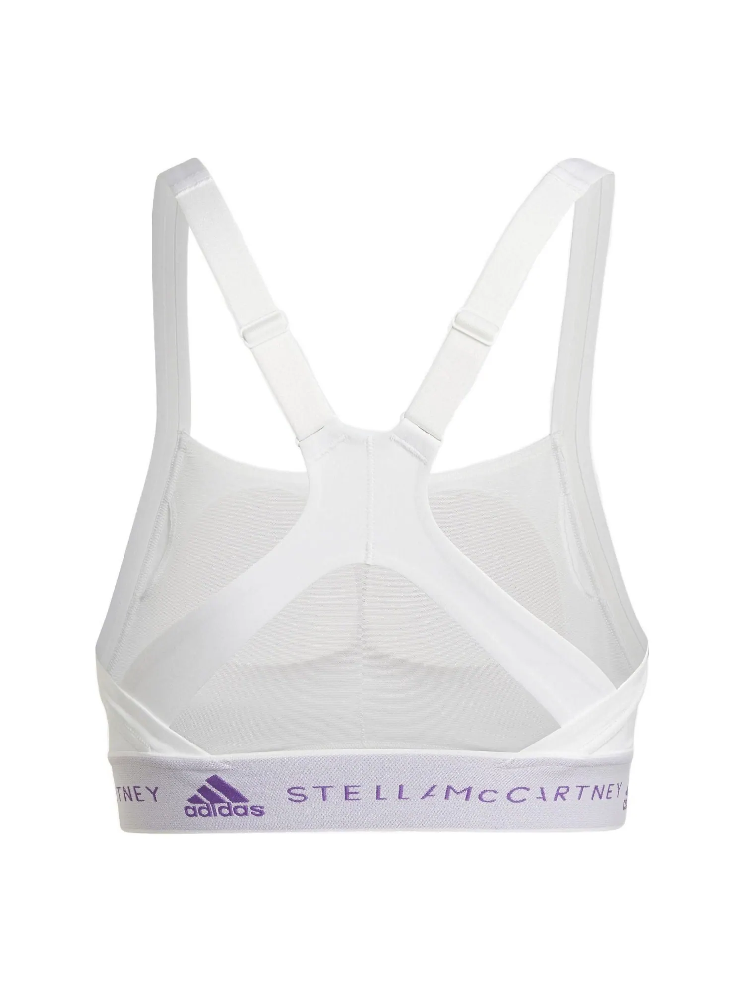 Бюстгальтер (WMNS) adidas by Stella McCartney TruePurposeSports Bra 'White' — изображение 2 из 3, белый