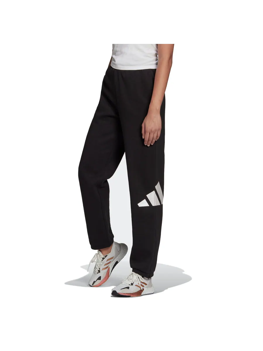 Спортивные брюки (WMNS) adidas Woven Pants 'Black' — изображение 2 из 3, черный